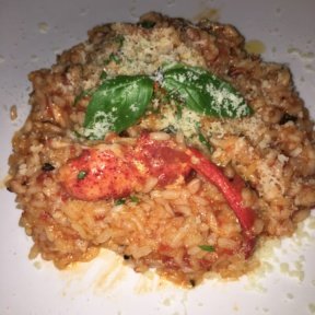 Gluten-free lobster risotto from Il Bastardo